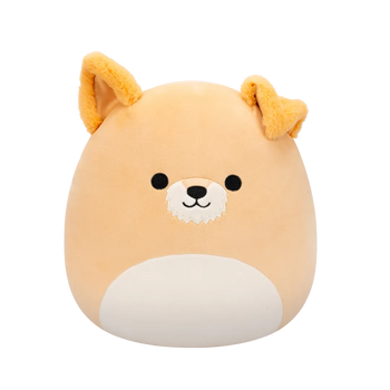 Плюшена играчка Squishmallows, Златистото куче Купър с бяло коремче, 30 см