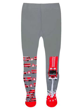 Неплъзгащ се детски чорапогащник Пожарникари в действие