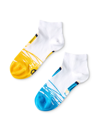 Весели къси чорапи Цветни моливи