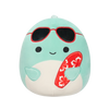 Плюшена играчка Squishmallows Делфинът Пери със слънчеви очила и дъска за сърф, 20 см