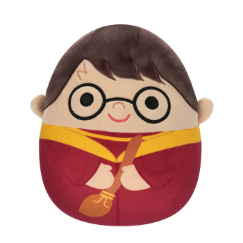 Плюшена играчка Squishmallows Хари Потър в мантия за куидич, 20 см