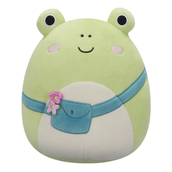 Плюшена играчка Squishmallows, Жабата Уенди с чанта през рамо, 20 см