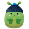 Плюшена играчка Squishmallows, Зелената богомолка с шапка Трентън, 20 см