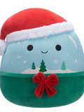 Плюшена играчка Squishmallows – Езекиел, коледното снежно кълбо, 20 см