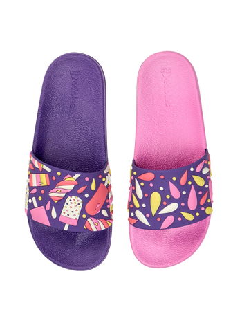 Весели детски чехли Сладолед на клечка