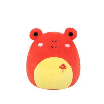 Плюшена играчка Squishmallows – Обу, червената тропическа жаба, 20 см