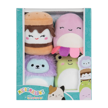 Комплект от 4 плюшени играчки Squishmallows Micromallows – Уенди, Джийн, Кармелита, Лусия