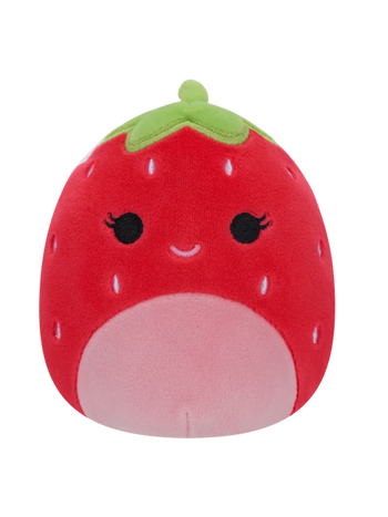 Плюшена играчка Squishmallows с две лица, Ягода и ягодово мляко, 13 см