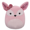 Плюшена играчка Squishmallows, Миракъл, розовата лисица-фенек с панделка, 30 см