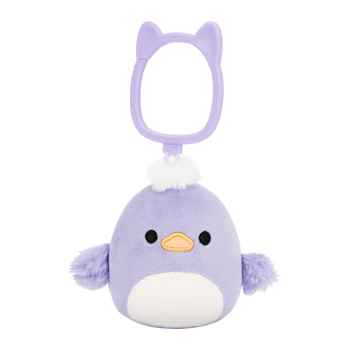 Ключодържател Squishmallows, Лилавото патенце Дакауриус, 9 см