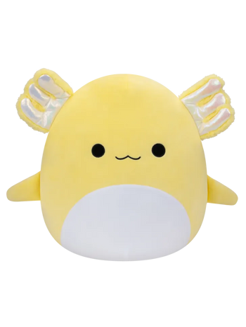 Плюшена играчка Squishmallows Жълтият аксолотъл Трентън, 35 см