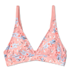 Дамски безшевен сутиен с триъгълни чашки Цветна леха