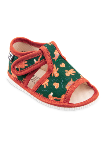 Детски пантофи с открити пръсти Меденка