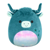 Плюшена играчка Squishmallows, Зелената шотландска крава Кларк, 13 см