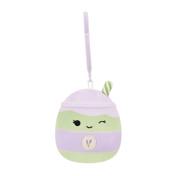Ключодържател Squishmallows Лавандуловото лате с матча Лачми, 9 см