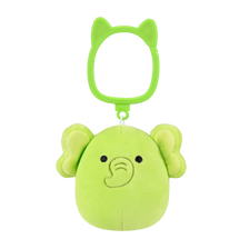 Ключодържател Squishmallows Слончето Франки в цвят лайм, 9 см