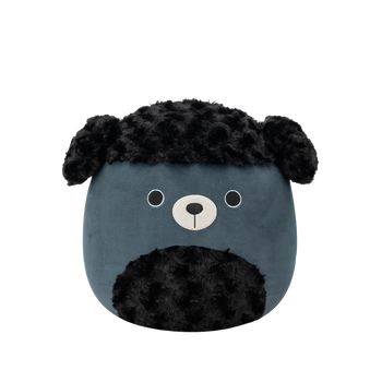 Плюшена играчка Squishmallows, Черният рошав пудел Джетуърд, 30 см