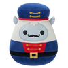 Плюшена играчка Squishmallows, Бялото Йети със синя войнишка униформа Юри, 20 см