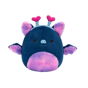 Плюшена играчка Squishmallows – Тъмносинята плодоядна прилепка Милан, 20 см