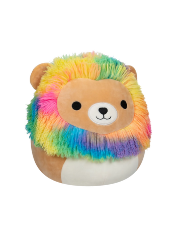 Скуиши Squishmallows пърстрогривият лъв Леонард, 30 см