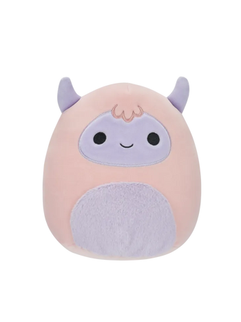 Плюшена играчка Squishmallows Розово-лилавото йети Роналда, 20 см