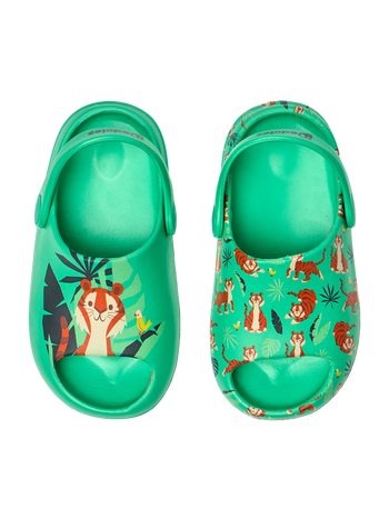 Весели chunky бебешки кроксове Тигър в джунглата