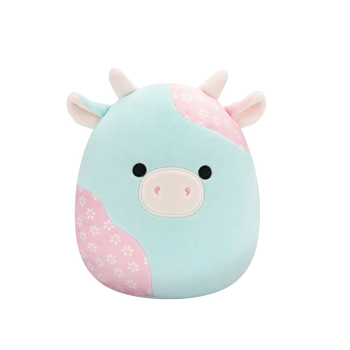 Плюшена играчка Squishmallows Ментово-розовата кравичка Ямарис, 20 см