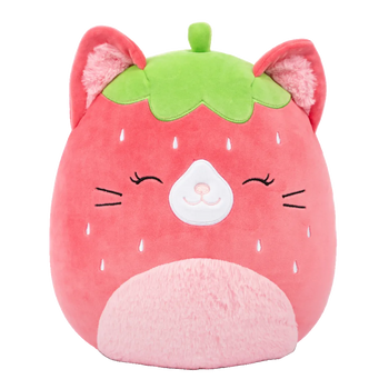 Плюшена играчка Squishmallows, Ягодовата котка Олма, 13 см