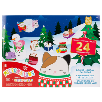 Коледен календар Squishmallows Micromallows - 24 бр.