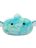 Плюшена играчка Squishmallows Stackables, синият птеродактил Рийд с блестящи криле, 30 см