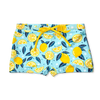 Весели детски еластични плувни шорти Летни лимони