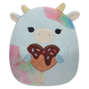 Плюшена играчка Squishmallows Синята петниста крава Седия, 20 см
