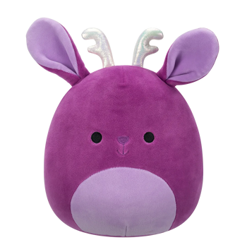 Плюшена играчка Squishmallows, Лилавият джакалоп с бляскави рога Мария дел Мар, 20 см