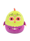 Плюшена играчка Squishmallows от серията Day of the Dead, Зелено-лилавият петел Ампаро, 20 см