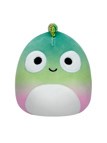 Скуиши Squishmallows 2 в 1 хамелеонът Дентън и водното конче Хедър, 13 см