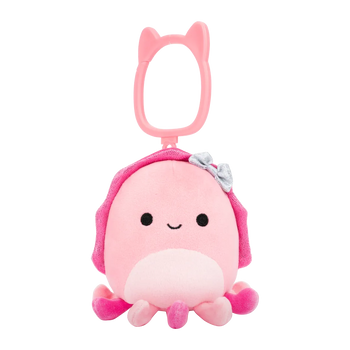 Ключодържател Squishmallows, Сепията Ауги с панделка, 9 см