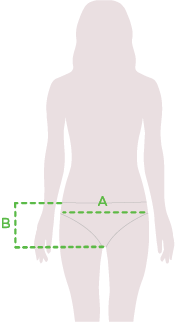 Регулируемо долнище на бански тип „бикини“