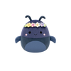 Плюшена играчка Squishmallows, Морскосиният бръмбар Тайрън с цветна корона, 20 см