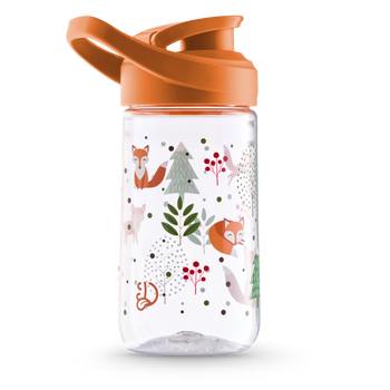 Весела бутилка за вода Червена лисица, 470 ml