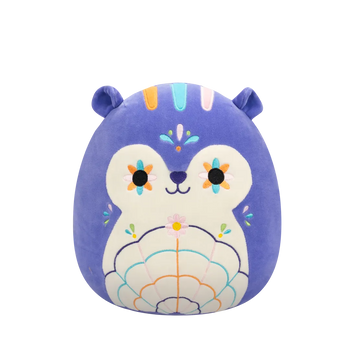 Плюшена играчка Squishmallows от серията Day of the Dead, Лавандуловата катеричка Лузма, 20 см