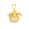 Плюшена играчка-висулка Squishmallows Жълтото магаренце Гавин, 9 см