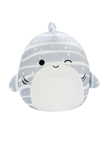 Скуиши Squishmallows акулата Саши с блестящо коремче, 30 см