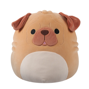 Плюшена играчка Squishmallows, Мортън - кафявото куче Шар-пей, 30 см