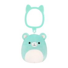 Ключодържател Squishmallows Синьо-зелената мечка Белинда, 9 см
