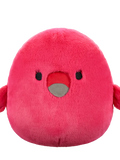Плюшена играчка Squishmallows Fuzzamallows, Розовото фламинго Куки, 30 см