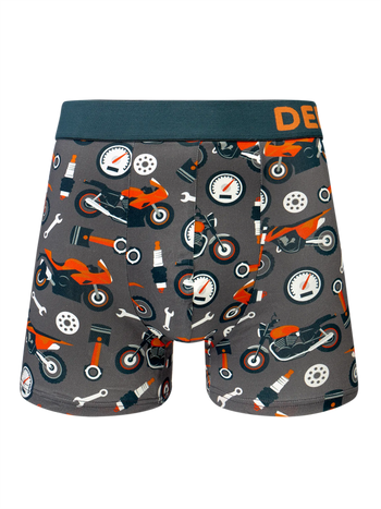 Весели мъжки боксерки Мотоциклетист