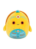 Плюшена играчка Squishmallows от серията Day of the Dead, Жълтата морска костенурка Тиаго, 20 см