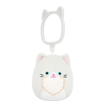 Ключодържател Squishmallows, Ангорската котка Закария, 9 см