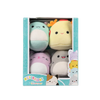 Комплект от 4 плюшени играчки Squishmallows Micromallows – Гордън, Текс, Табита, Ирина