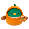 Плюшена играчка Squishmallows Дивата патица Ейвъри в костюм на тиква, 20 см